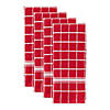 Red Solid Windowpane Terry Dishtowel (Set Of 4) Image 1