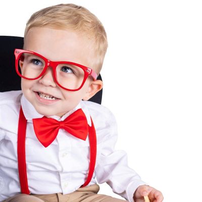 Red Suspenders, Bowtie, Sunglasses Image 1