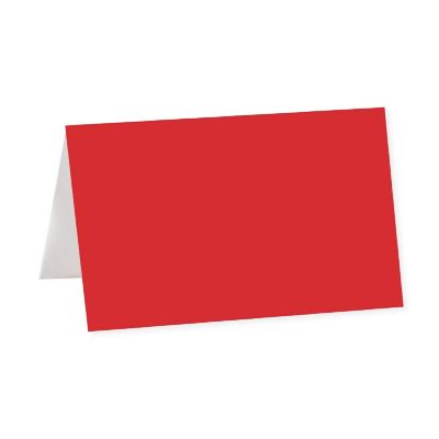 Red Table Tent Place Cards 20-Pack Image 1