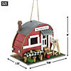 Red Trailer Birdhouse 8.25X6.125X6.75&amp;#8221; Image 1