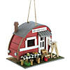 Red Trailer Birdhouse 8.25X6.125X6.75&amp;#8221; Image 1