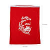 Red Tricot Santa Toy Bag Image 1