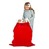 Red Velvet Santa Toy Bag Image 2