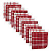 Red Waffle Weave Dishcloth (Set Of 12) Image 1