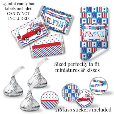 Red, White &amp; Blue BBQ Party Bundle 381pc. by AmandaCreation Image 1