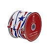 Red  White and Blue Striped Swirl Wired Patriotic Craft Ribbon 2.5in x 10 Yards Image 2