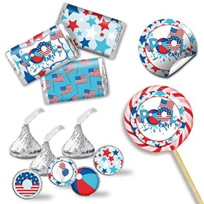 Red, White &amp; Pool Sticker Bundle 429pc. by AmandaCreation Image 1