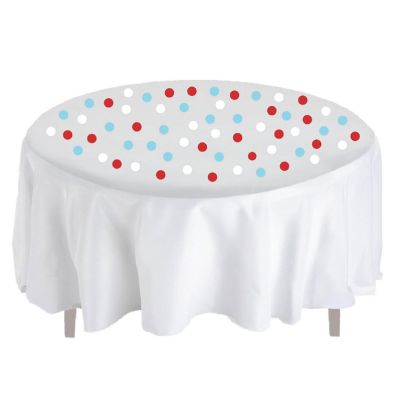 Red White Aqua Confetti, 180-Pack Image 2