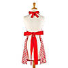 Red/White Gingham Apron Image 1