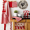 Red/White Gingham Apron Image 3