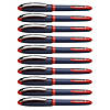Rediform One Business Rollerball Pens, 0.6mm, Red, Pack of 10 Image 1