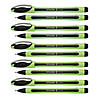 Rediform Xpress Fineliner Pen, Fiber Tip, 0.8 mm, Black, Pack of 10 Image 1