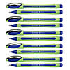 Rediform Xpress Fineliner Pen, Fiber Tip, 0.8 mm, Blue, Pack of 10 Image 1
