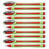 Rediform Xpress Fineliner Pen, Fiber Tip, 0.8 mm, Red, Pack of 10 Image 1