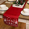 Reindeer and Snowflakes Rectangular Christmas Table Runner - 90" Image 1