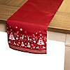 Reindeer and Snowflakes Rectangular Christmas Table Runner - 90" Image 2