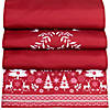 Reindeer and Snowflakes Rectangular Christmas Table Runner - 90" Image 4