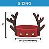 Reindeer Antler Fleece Headbands - 12 Pc. Image 2