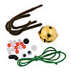 Reindeer Bell Necklace Craft Kit - Makes 12 Image 1