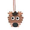 Reindeer Craft Stick Ornament Craft Kit - Makes 12 Image 1