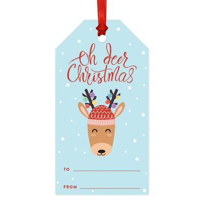 Reindeer with Lights To From Tags Image 3