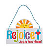 Rejoice! Jesus Has Risen Sign Craft Kit- Makes 12 Image 1