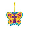 Religious Butterfly Mosaic Craft Kit - Makes 12 Image 1