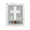 Religious Easter Cross Wall Sign Image 1