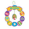 Religious Easter Egg Wreath Craft Kit Image 1