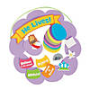 Religious Easter Egg Wreath Craft Kit Image 1