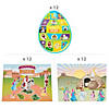 Religious Easter Paper Sticker Scenes Assortment Kit for 36 Image 1