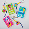 Religious Elementary Graduation Keychain Craft Kit Handout with Box for 12 Image 1