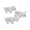 Religious Embroidered Stuffed Lambs of God - 12 Pc. Image 1