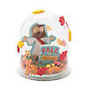 Religious Fall for Jesus Glitter Globe Craft Kit - Makes 12 Image 1