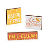 Religious Fall Tabletop Signs &#8211; 3 Pc. Image 1
