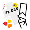 Religious Father&#8217;s Day Tissue Paper Sign Craft Kit - Makes 12 Image 1