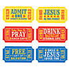 Religious Giant Carnival Ticket Cutouts - 6 Pc. Image 1