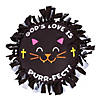 Religious Halloween Cat Fleece Tied Pillow Craft Kit - Makes 6 Image 1
