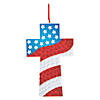 Religious Mosaic Glitter Flag Craft Kit- Makes 12 Image 1