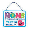 Religious Mother&#8217;s Day Sign Craft Kit- Makes 12 Image 1