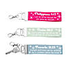Religious Nylon Keychains with Verse - 12 Pc. Image 1