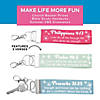 Religious Nylon Keychains with Verse - 12 Pc. Image 2
