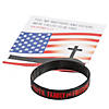 Religious Patriotic Bracelets with Card for 24 Image 2