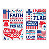 Religious Patriotic Window Clings - 2 Pc. Image 1