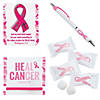 Religious Pink Ribbon Handout Assortment Kit - 180 Pc. Image 1