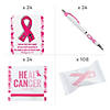 Religious Pink Ribbon Handout Assortment Kit - 180 Pc. Image 1