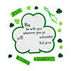 Religious Shamrock Blessings Craft Kit - Makes 12 Image 1