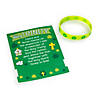 Religious St. Patrick&#8217;s Day Bracelets with Card - 12 Pc. Image 2