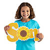 Religious Sunflower Cardstock Classroom Bulletin Board Set - 29 Pc. Image 2