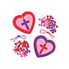 Religious Valentine Mosaic Ornament Craft Kit - Makes 12 Image 1